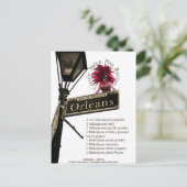 Creole Gewürz Mix Rezept | Postkarte (Stehend Vorderseite)