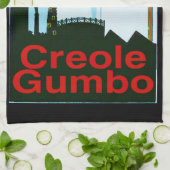 Creole Gumbo Cook Handtuch (Gefaltet)