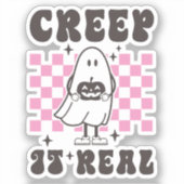 Crep it real Halloween Aufkleber (Vorderseite)