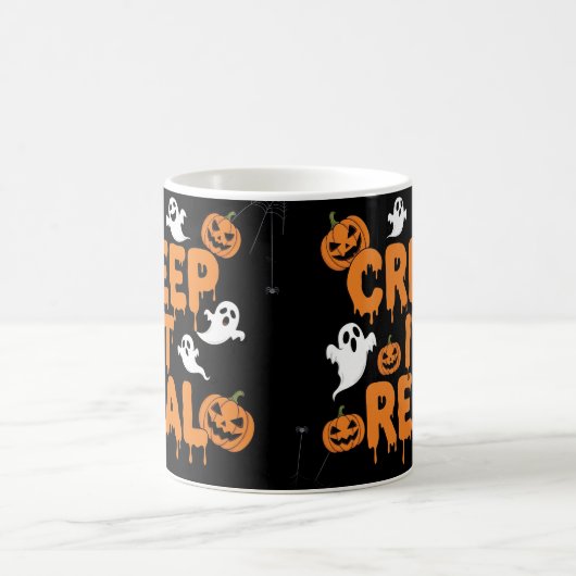 Crep It Real - Spookoker Halloween Zitat Kaffeetasse (Mittel)