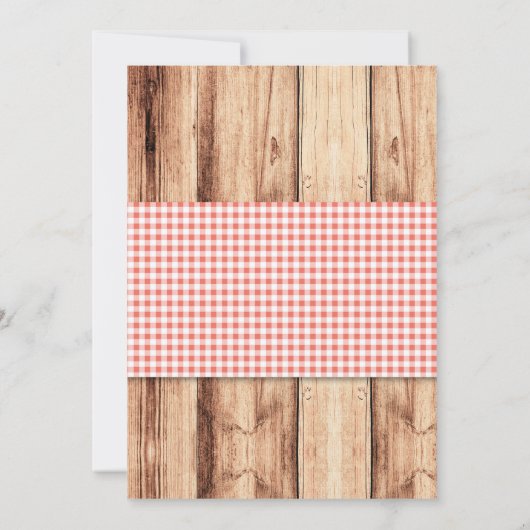 Crepe Brautdusche Einladung (Rückseite)