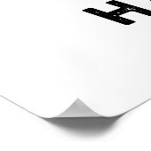 Crepe Happens Funny Food Puff Poster (Ecke)