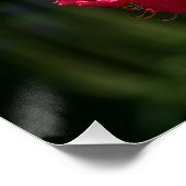 Crepe Myrtle-Blume Poster (Ecke)