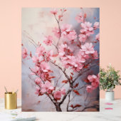 Crepe Myrtle - Impasto Floral Acrylschild (Hochzeit)