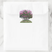 Crepe Myrtle Mound - Eigentum von: Quadratischer Aufkleber (Tasche)
