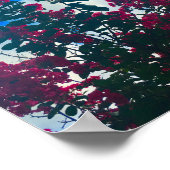 crepe myrtle on a cloudy day poster (Ecke)