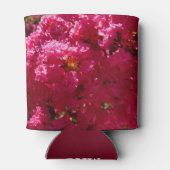 Crepe Myrtle Tree Magenta Floral Dosenkühler (Rückseite)