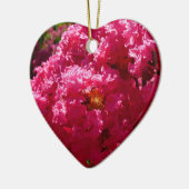 Crepe Myrtle Tree Magenta Floral Keramikornament (Links)