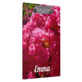 Crepe Myrtle Tree Magenta Floral Klemmbrett (Rechts)