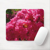 Crepe Myrtle Tree Magenta Floral Mousepad (Mit Mouse)