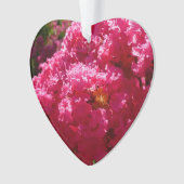 Crepe Myrtle Tree Magenta Floral Ornament (Vorderseite)