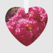 Crepe Myrtle Tree Magenta Floral Ornament (Vorderseite)