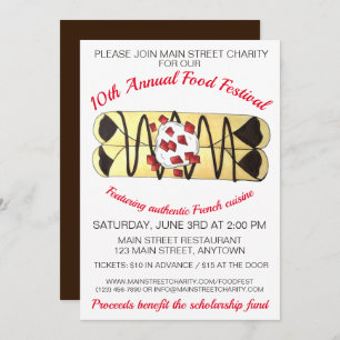 Crêpe Pancake France Französisch Food Festival Cre Einladung