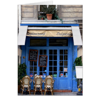 crêperie bleu - Postcard aus Paris6