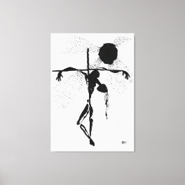 Crepúsculo - Dibujo a tinta Y quisieron los infame Leinwanddruck