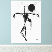 Crepúsculo - Dibujo a tinta Y quisieron los infame Leinwanddruck (Insitu (Holzboden))