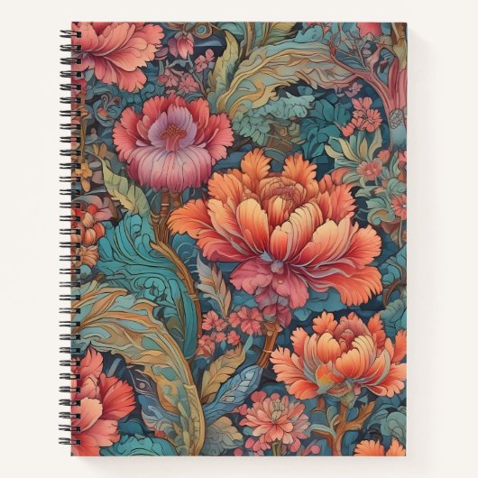 Crepúsculo Florido Notizblock (Vorderseite)