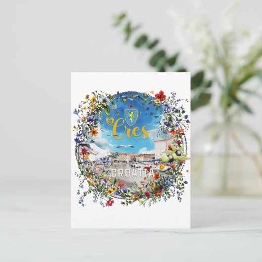Cres  postkarte (Stehend Vorderseite)