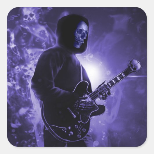 Crescendo der Dunkelheitskleber Quadratischer Aufkleber (Vorderseite)