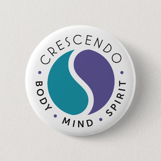 Crescendo-Logo Button (Vorderseite)