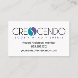 Crescendo-Mitglied Visitenkarte