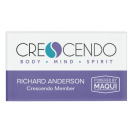 Crescendo Namenschild