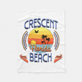 Crescent Beach, California Fleecedecke (Vorderseite)