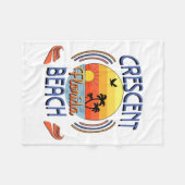 Crescent Beach, Kalifornien Fleecedecke (Vorderseite (Horizontal))
