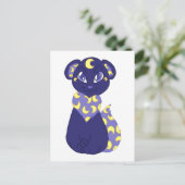 Crescent Bearfox Postkarte (Stehend Vorderseite)