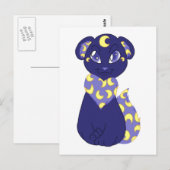 Crescent Bearfox Postkarte (Vorne/Hinten)