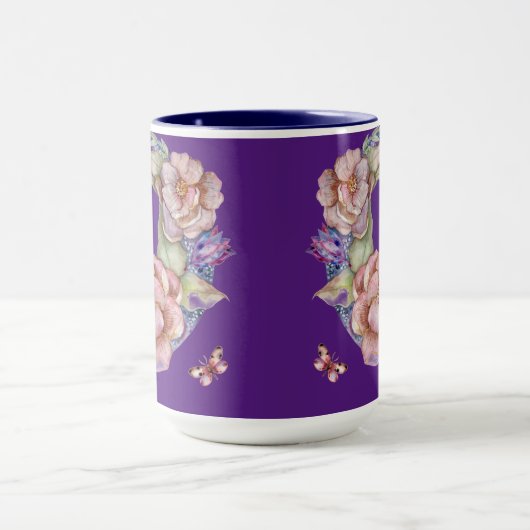 Crescent Blume Moon Coffee Tasse (Zentrum)