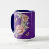 Crescent Blume Moon Coffee Tasse (Vorderseite Links)
