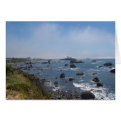 Crescent City Pacific Ocean View Notecard (Vorderseite (Horizontal))