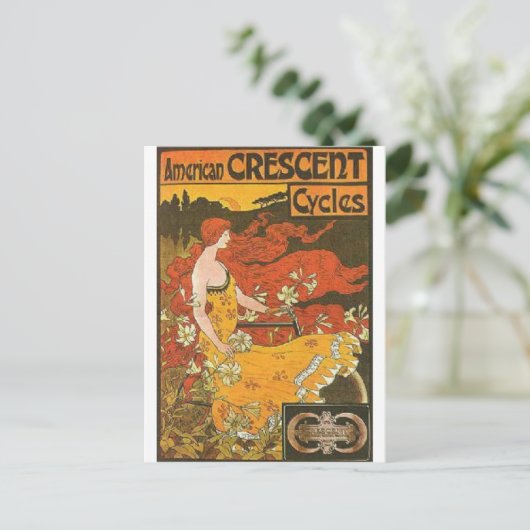 Crescent Cycles Postkarte (Stehend Vorderseite)