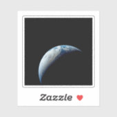 Crescent Earth wurde von der Apollo 4 Mission über Aufkleber (Blatt)