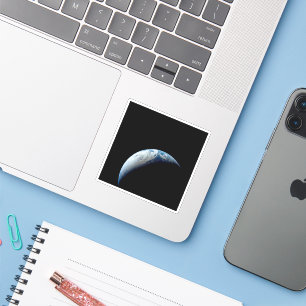 Crescent Earth wurde von der Apollo 4 Mission über Aufkleber