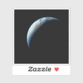 Crescent Earth wurde von der Apollo 4 Mission über Aufkleber (Blatt)