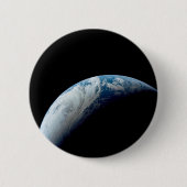 Crescent Earth wurde von der Apollo 4 Mission über Button (Vorderseite)