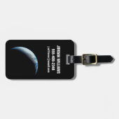 Crescent Earth wurde von der Apollo 4 Mission über Gepäckanhänger (Vorderseite horizontal)