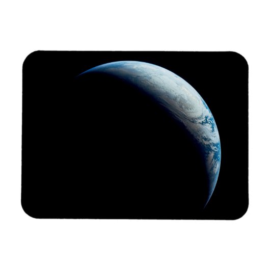 Crescent Earth wurde von der Apollo 4 Mission über Magnet (Horizontal)