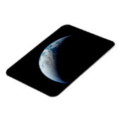 Crescent Earth wurde von der Apollo 4 Mission über Magnet (Linke Seite)