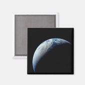 Crescent Earth wurde von der Apollo 4 Mission über Magnet (Vorderseite/Rückseite)