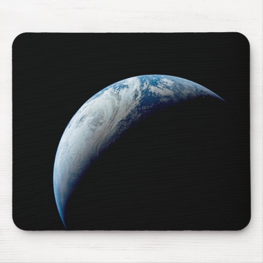 Crescent Earth wurde von der Apollo 4 Mission über Mousepad (Vorne)
