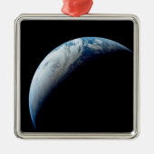 Crescent Earth wurde von der Apollo 4 Mission über Ornament Aus Metall (Vorne)