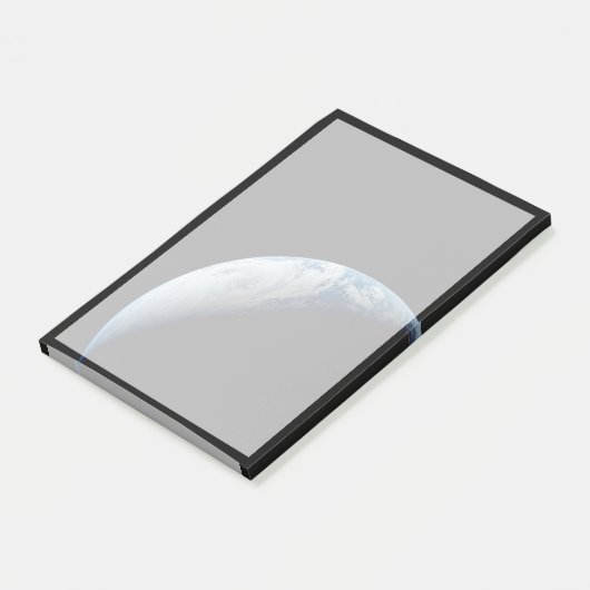 Crescent Earth wurde von der Apollo 4 Mission über Post-it Klebezettel (angewinkelt)