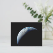 Crescent Earth wurde von der Apollo 4 Mission über Postkarte (Stehend Vorderseite)