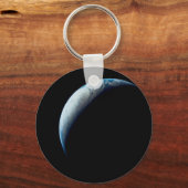 Crescent Earth wurde von der Apollo 4 Mission über Schlüsselanhänger (Rückseite)