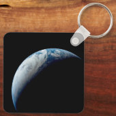 Crescent Earth wurde von der Apollo 4 Mission über Schlüsselanhänger (Rückseite)