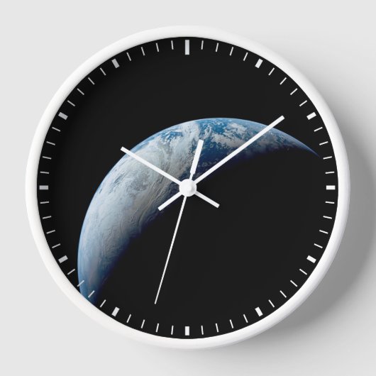 Crescent Earth wurde von der Apollo 4 Mission über Uhr (Vorderseite)