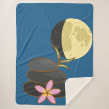 "Crescent Harmony: Balancing Stones and Nature"